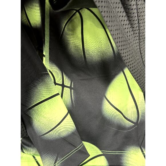 Nike Ja Morant 2 in‎ 1 Basketball Shorts Black Lime Green Mens 3XL-TALL NEW NWT - Picture 3 of 10